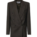 Blazer Monterey doppiopetto in lana BLFS22815445  THE FRANKIE SHOP 