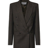 Blazer Monterey doppiopetto in lana BLFS22815445  THE FRANKIE SHOP 