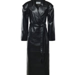 Trench coat Tina in similpelle COFS022761000  THE FRANKIE SHOP 