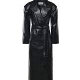 Trench coat Tina in similpelle COFS022761000  THE FRANKIE SHOP 
