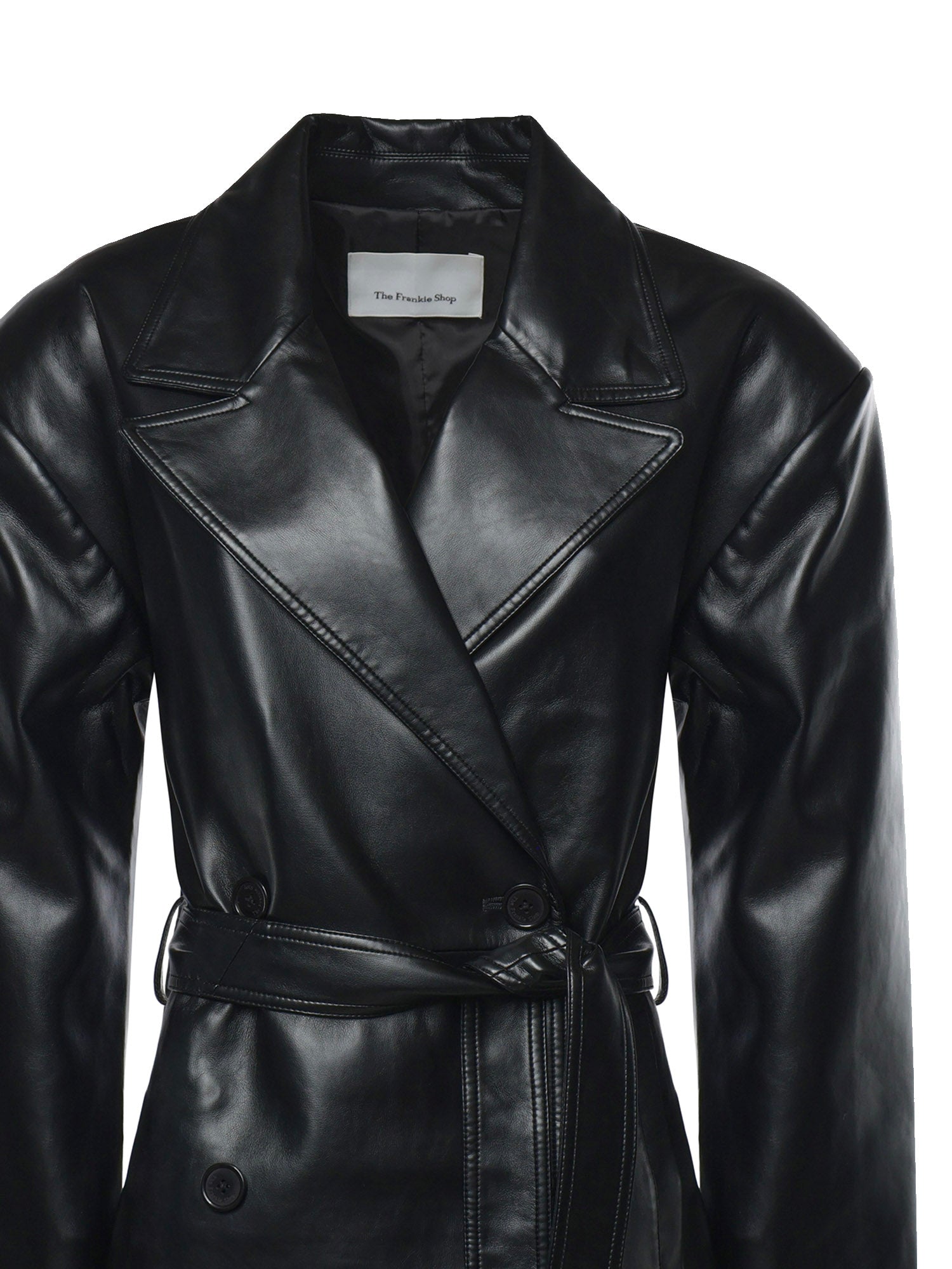 Trench coat Tina in similpelle COFS022761000  THE FRANKIE SHOP 