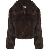 Giacca Hope in pellicia sintetica COFS041442000  THE FRANKIE SHOP 