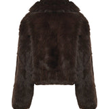 Giacca Hope in pellicia sintetica COFS041442000  THE FRANKIE SHOP 