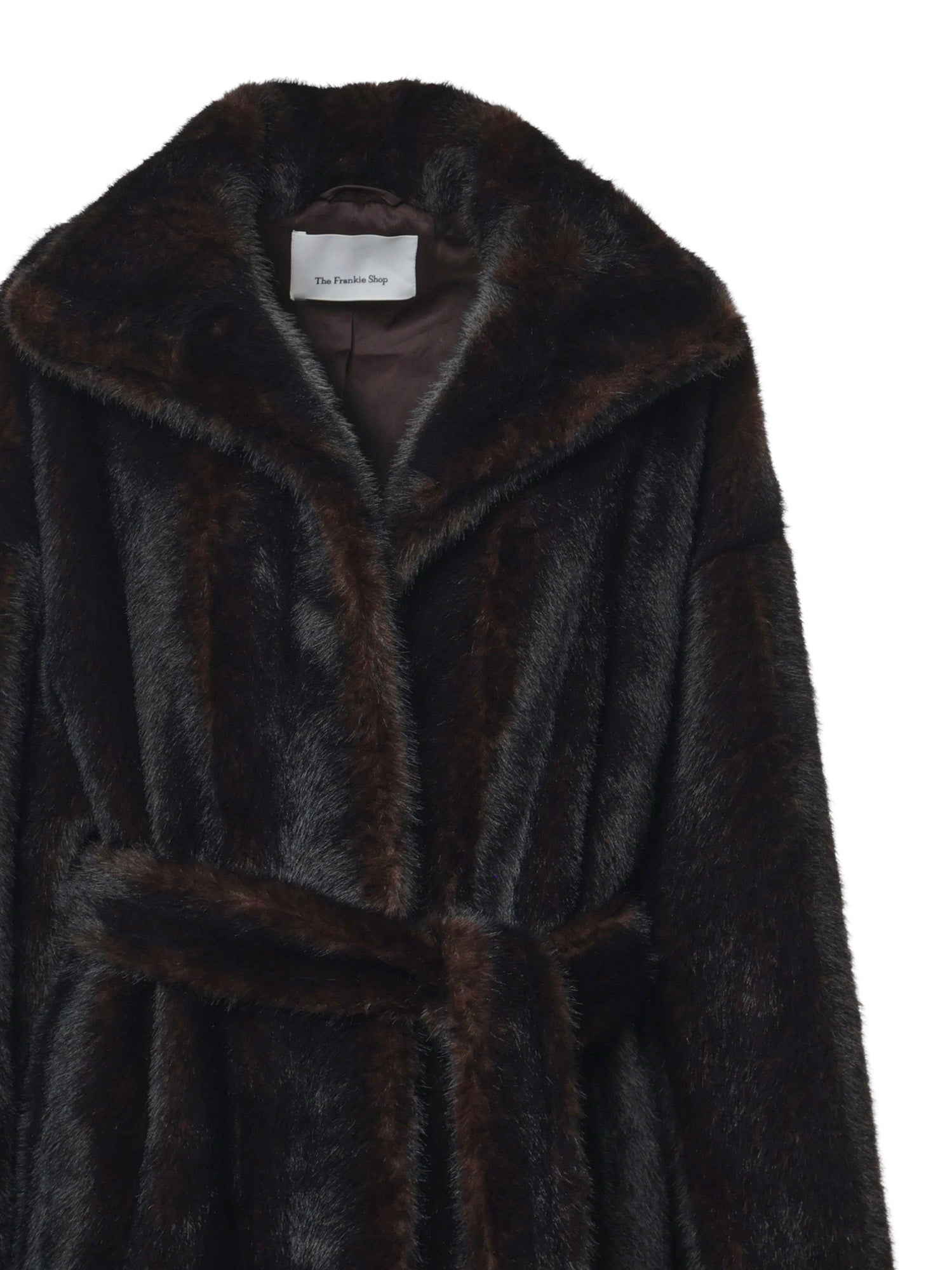 Cappotto Ravello in pellicia sintetica COFS22706201  THE FRANKIE SHOP 