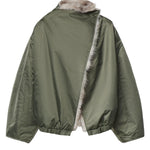 Vera Faux Fur Reversible Short Coat COFS22884985  THE FRANKIE SHOP 