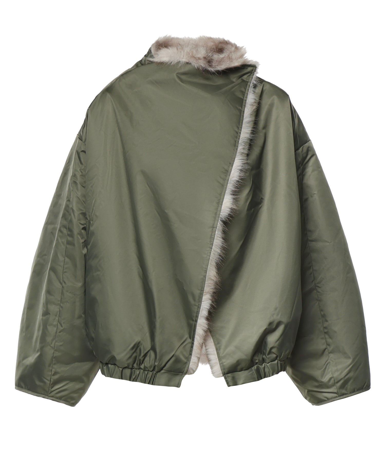 Vera Faux Fur Reversible Short Coat COFS22884985  THE FRANKIE SHOP 
