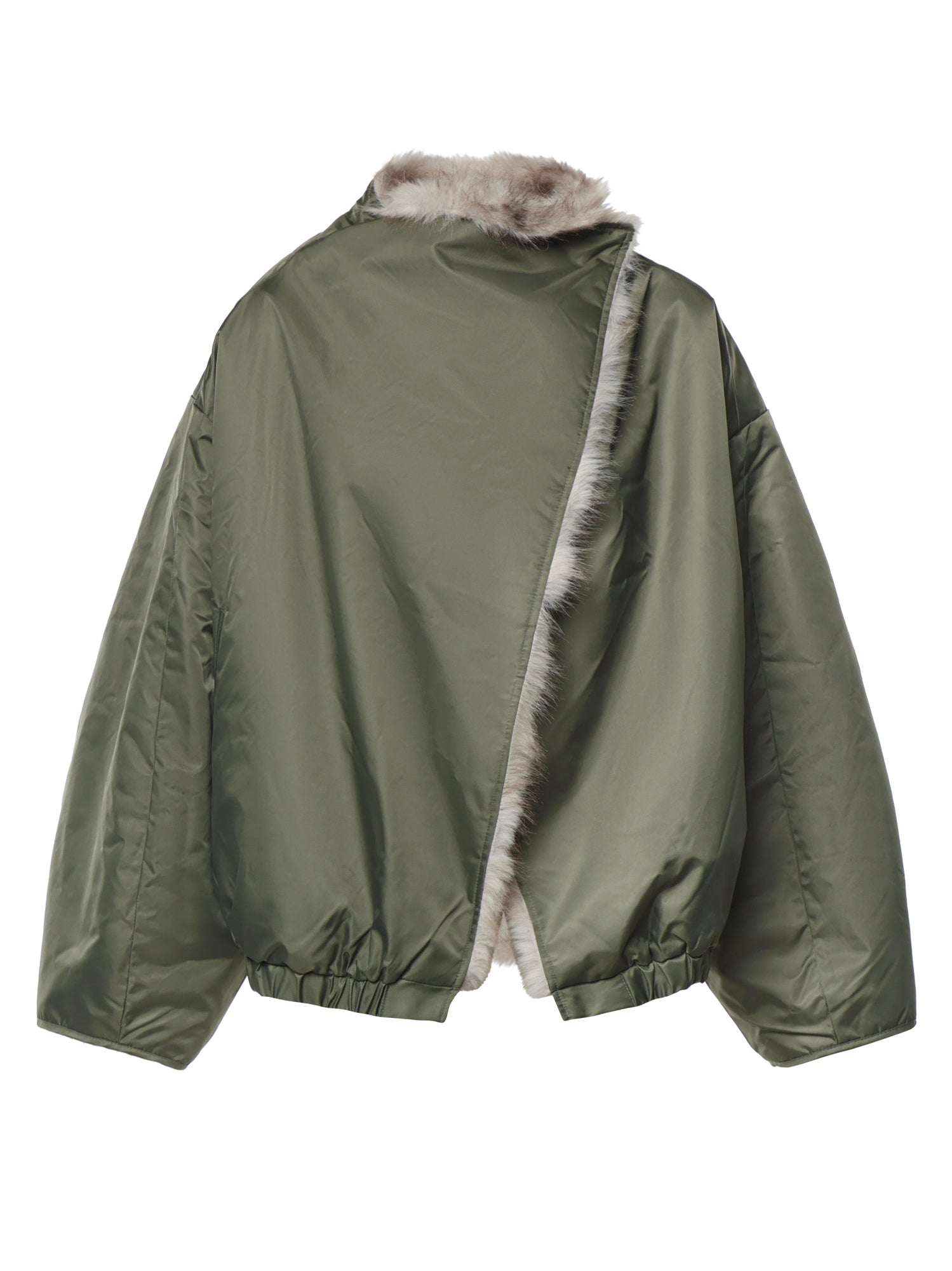 Vera Faux Fur Reversible Short Coat COFS22884985  THE FRANKIE SHOP 