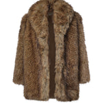 Cappotto cropped Belle in pelliccia sintetica COFS23026200  THE FRANKIE SHOP 