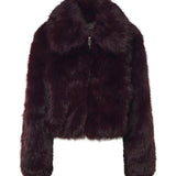 Giacca Hope in pelliccia sintetica JAFS041292880  THE FRANKIE SHOP 