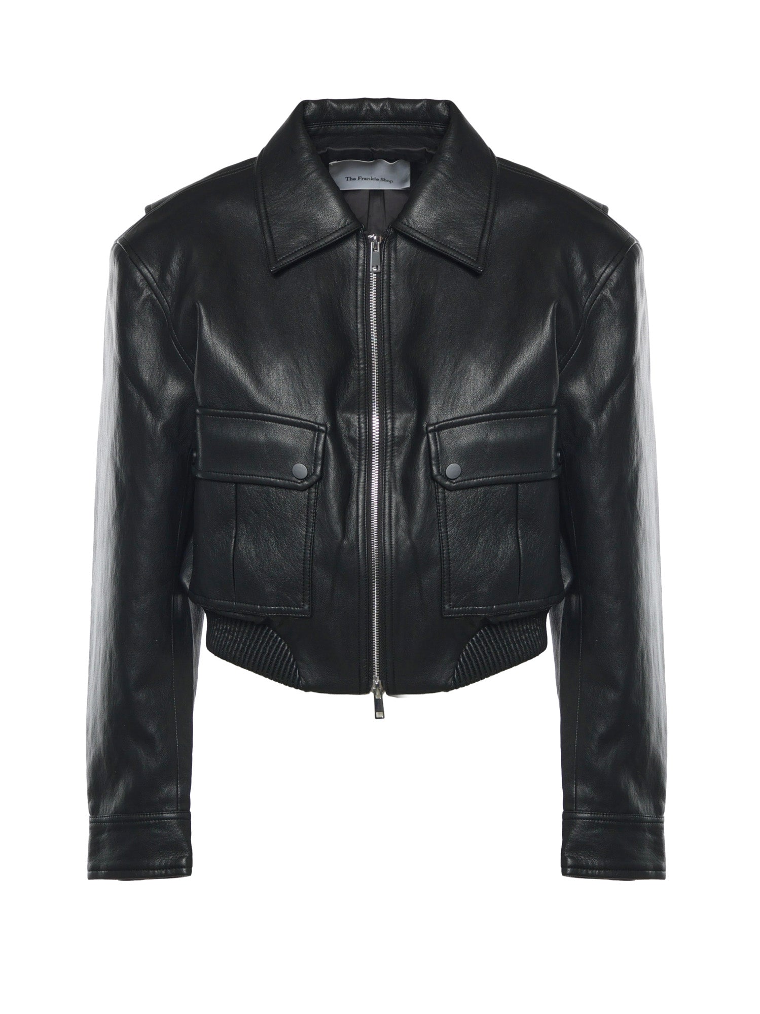Giacca cropped Val in ecopelle JAFS22745100  THE FRANKIE SHOP 