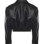 Giacca cropped Val in ecopelle JAFS22745100  THE FRANKIE SHOP 