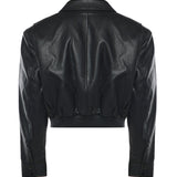 Giacca cropped Val in ecopelle JAFS22745100  THE FRANKIE SHOP 