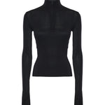 Pullover Sade con zip KNFS22852100  THE FRANKIE SHOP 