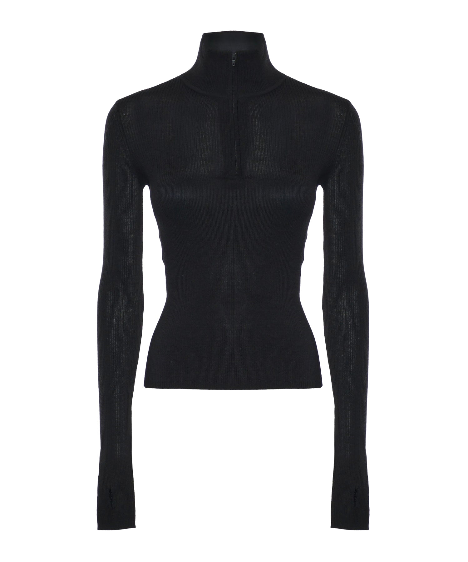 Pullover Sade con zip KNFS22852100  THE FRANKIE SHOP 
