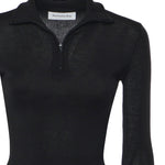 Pullover Sade con zip KNFS22852100  THE FRANKIE SHOP 