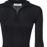 Pullover Sade con zip KNFS22852100  THE FRANKIE SHOP 