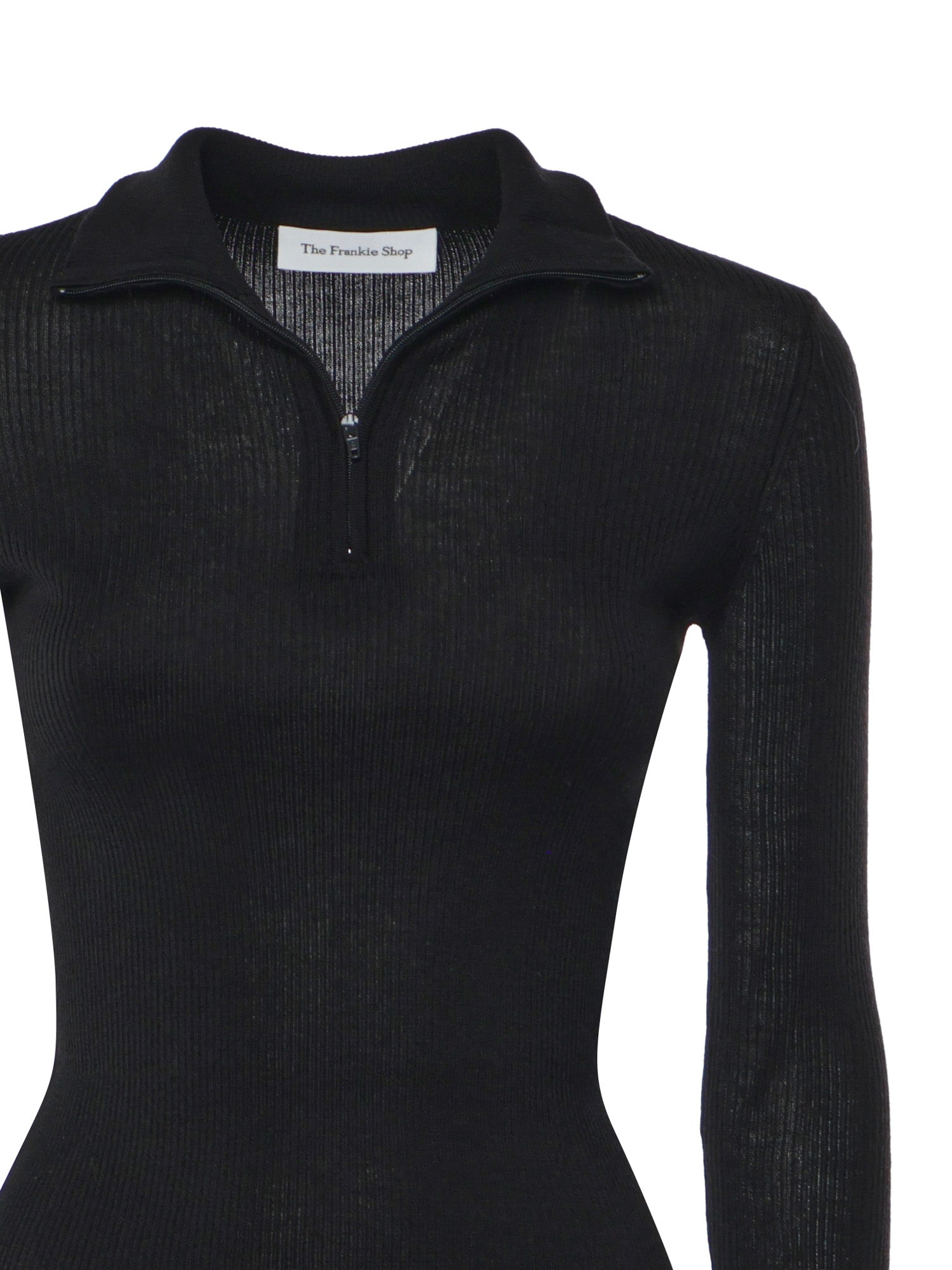 Pullover Sade con zip KNFS22852100  THE FRANKIE SHOP 