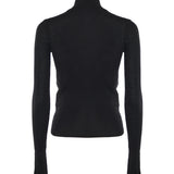 Pullover Sade con zip KNFS22852100  THE FRANKIE SHOP 