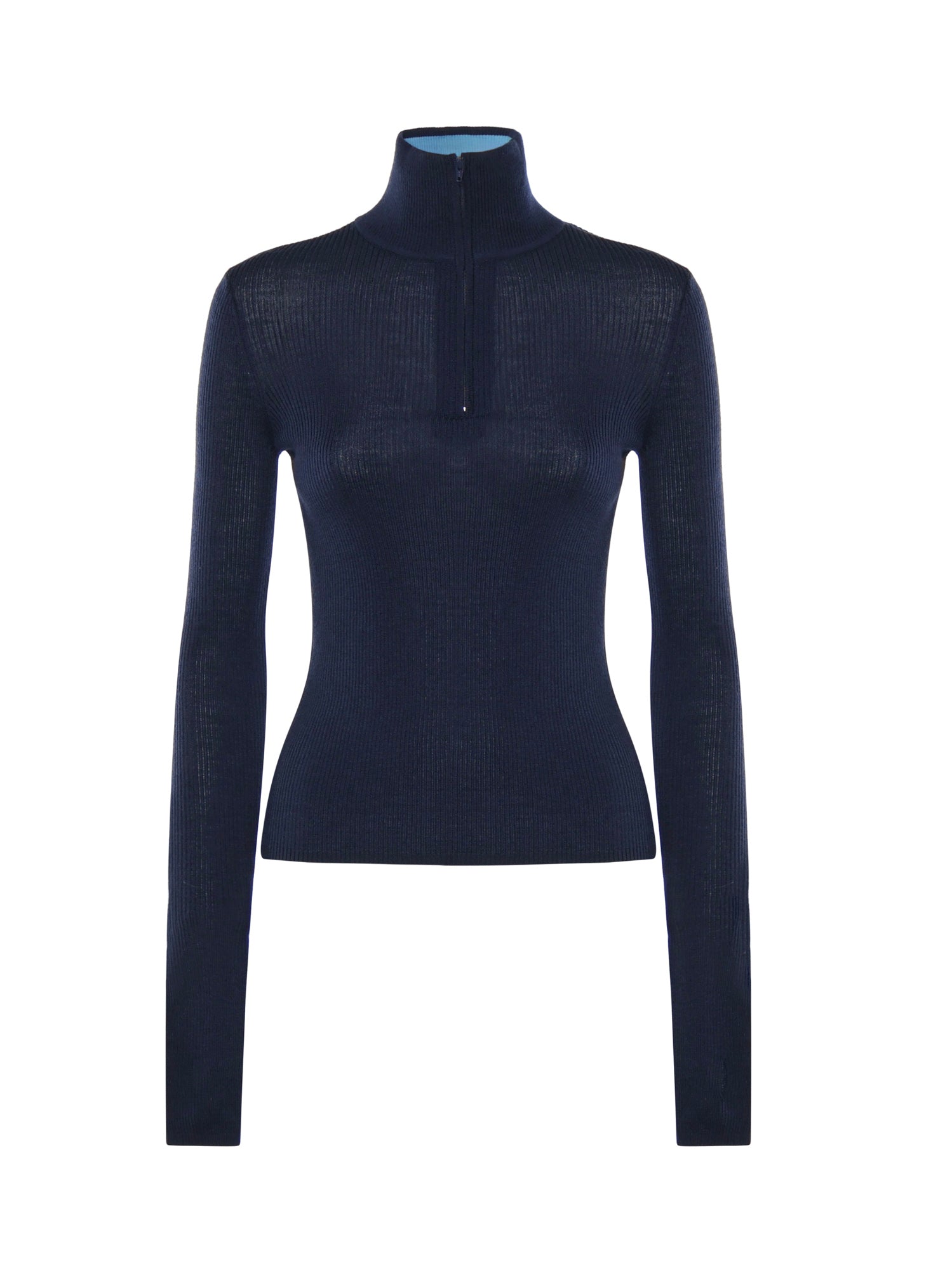 Maglione Sade in maglia con zip KNFS22853312  THE FRANKIE SHOP 