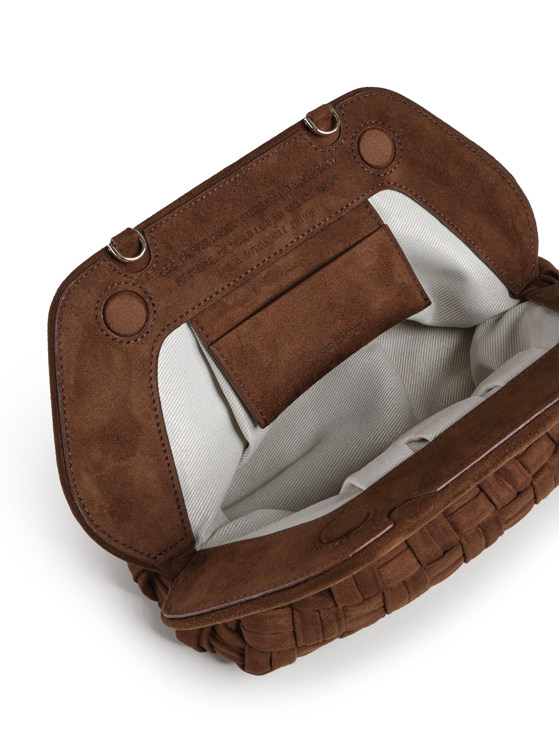 Clutch Bios Medium in suede TMBM0OSIS 1234A THEMOIRè 