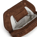 Clutch Bios Medium in suede TMBM0OSIS 1234A THEMOIRè 