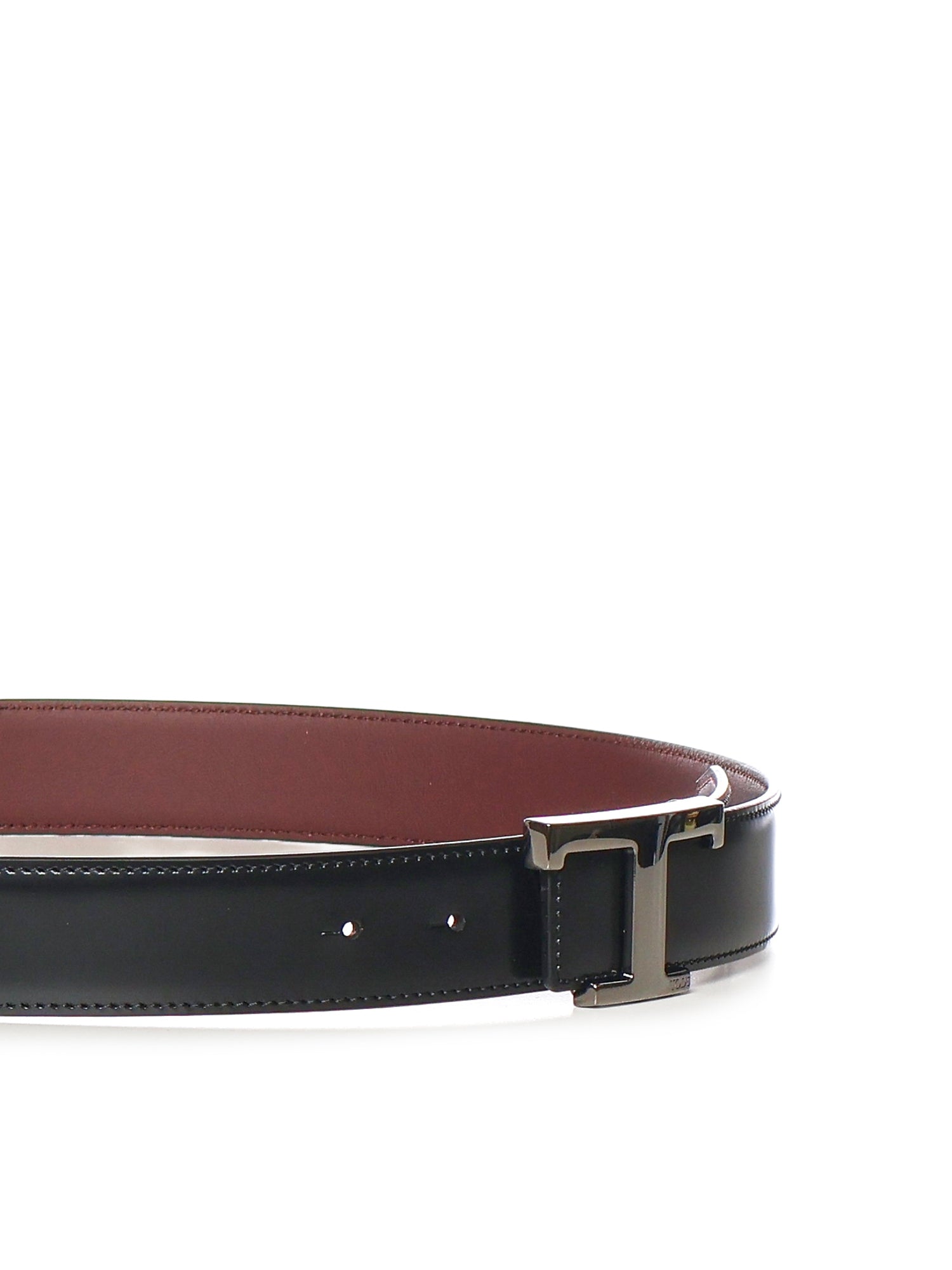 Cintura Reversibile T Timeless in pelle XCMCQR55100HDL 576C TOD'S 