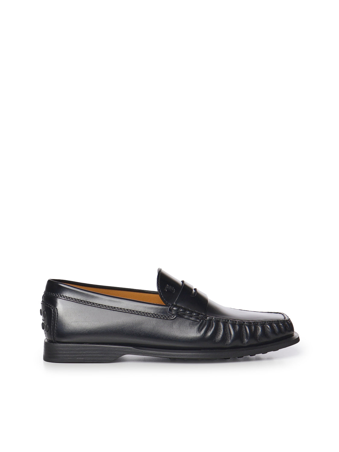 Mocassino arricciato in pelle XXM14M00011LYG B999 TOD'S 