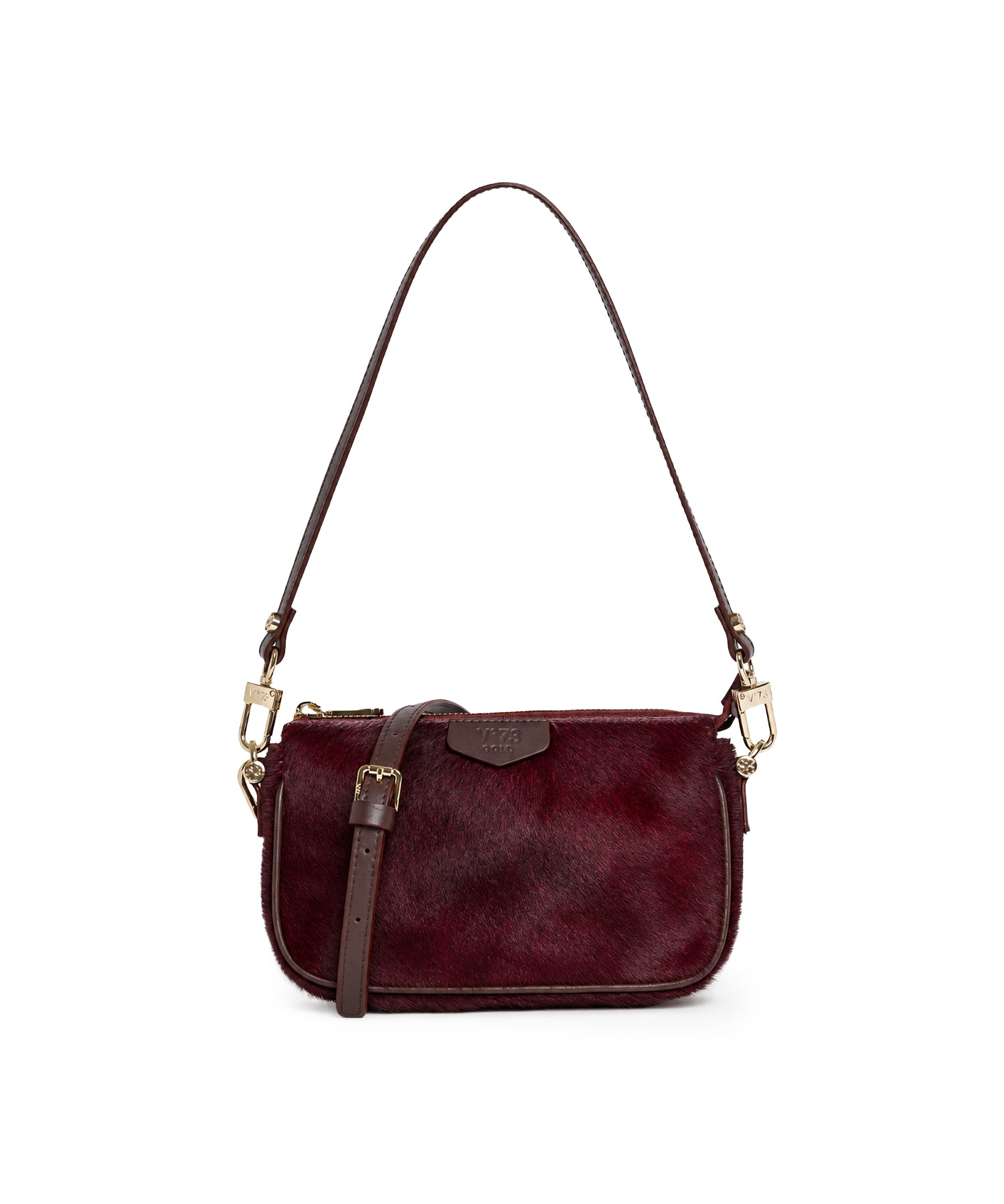 Borsa a spalla La Sauvage con logo 73BPAZY01CAV LA SAUVAGEBORDEAUX V° 73 