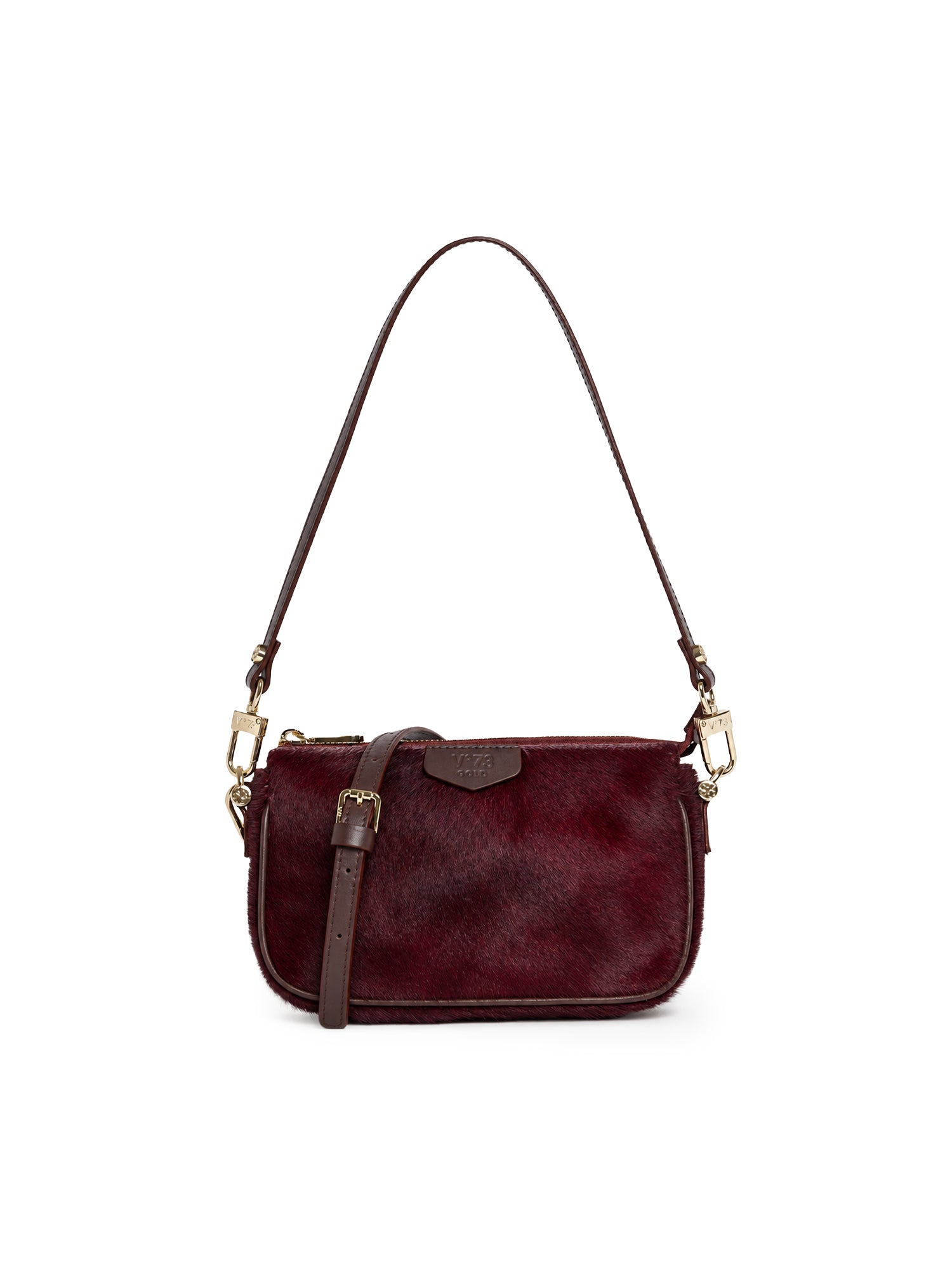 Borsa a spalla La Sauvage con logo 73BPAZY01CAV LA SAUVAGEBORDEAUX V° 73 