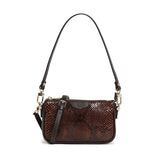Borsa a spalla La Sauvage con logo 73BPAZY01PIT LA SAUVAGEMARRONE V° 73 