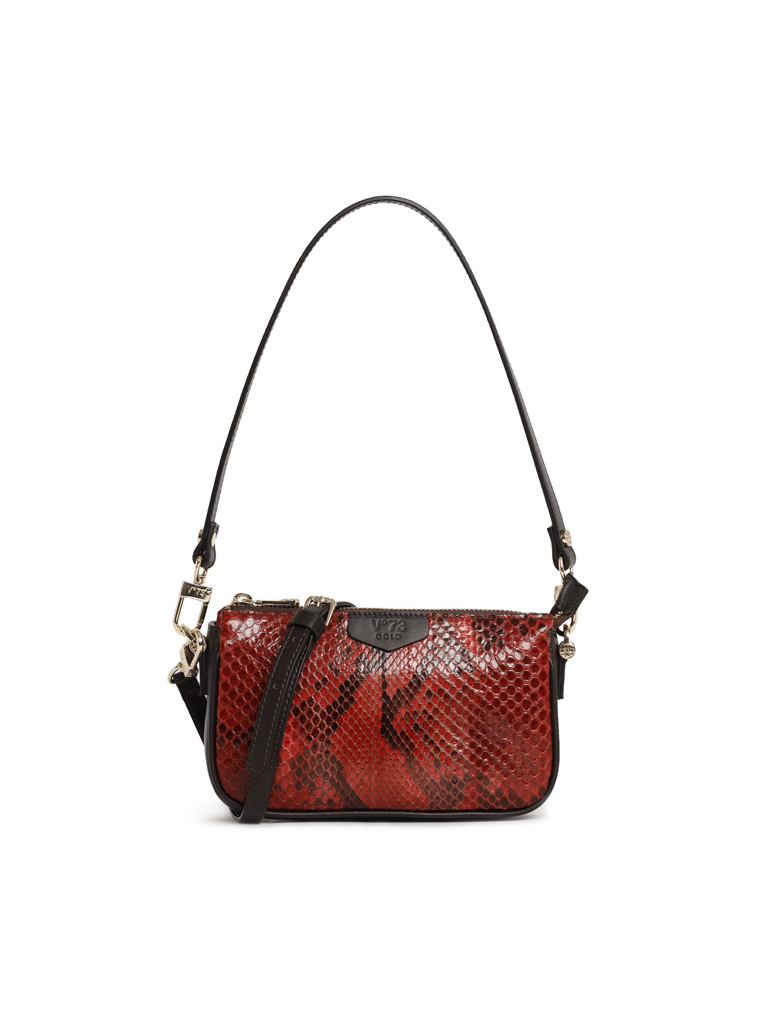Borsa a spalla La Sauvage con logo 73BPAZY01PIT LA SAUVAGEROSSO V° 73 