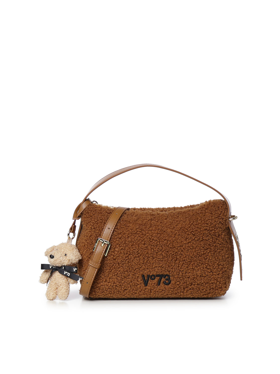 Borsa a spalla Isabella con charm 73BS9D001P ISABELLACUOIO V° 73 