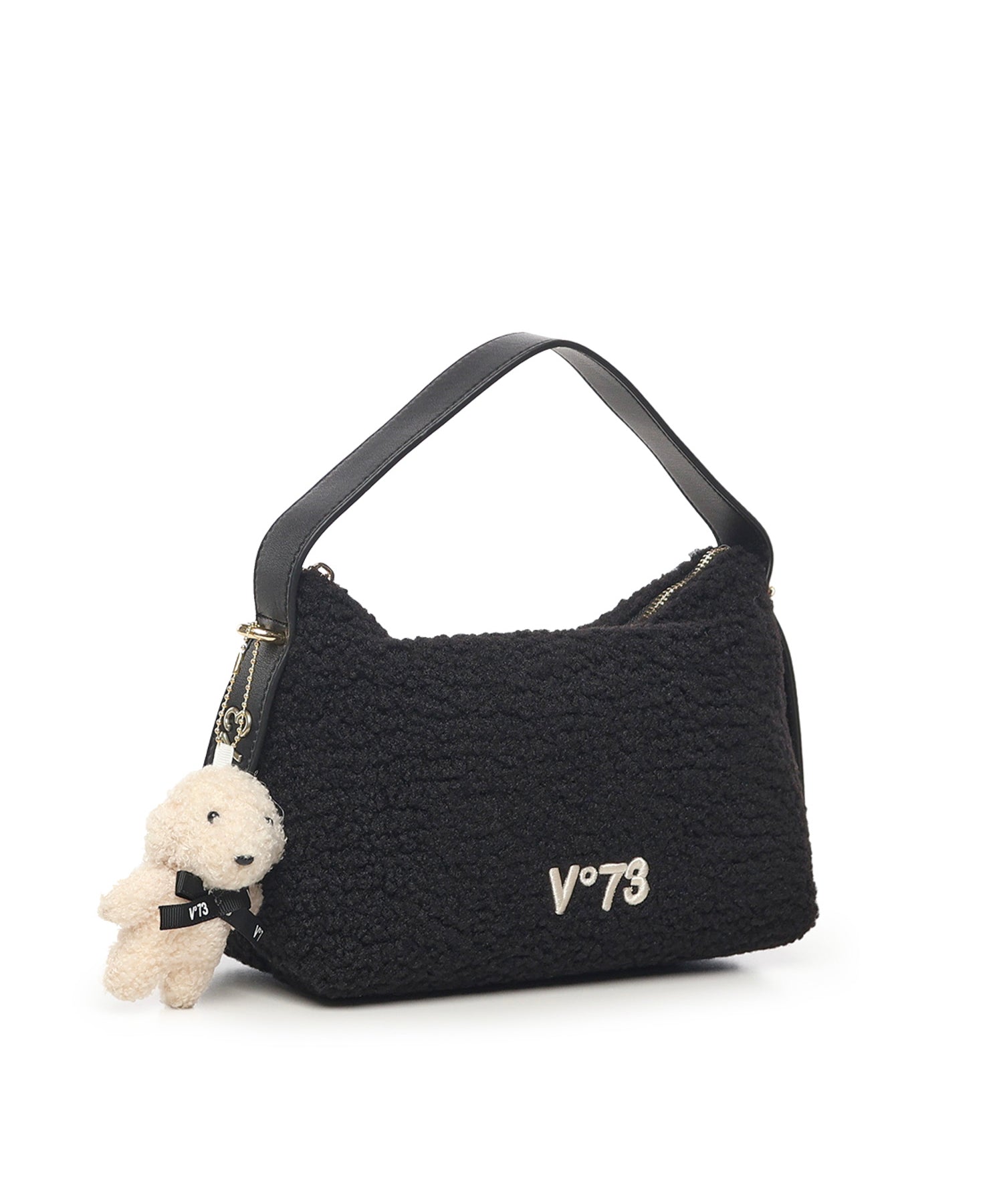 Borsa a spalla Isabella con charm 73BS9D001P ISABELLANERO V° 73 