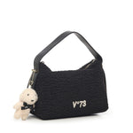 Borsa a spalla Isabella con charm 73BS9D001P ISABELLANERO V° 73 