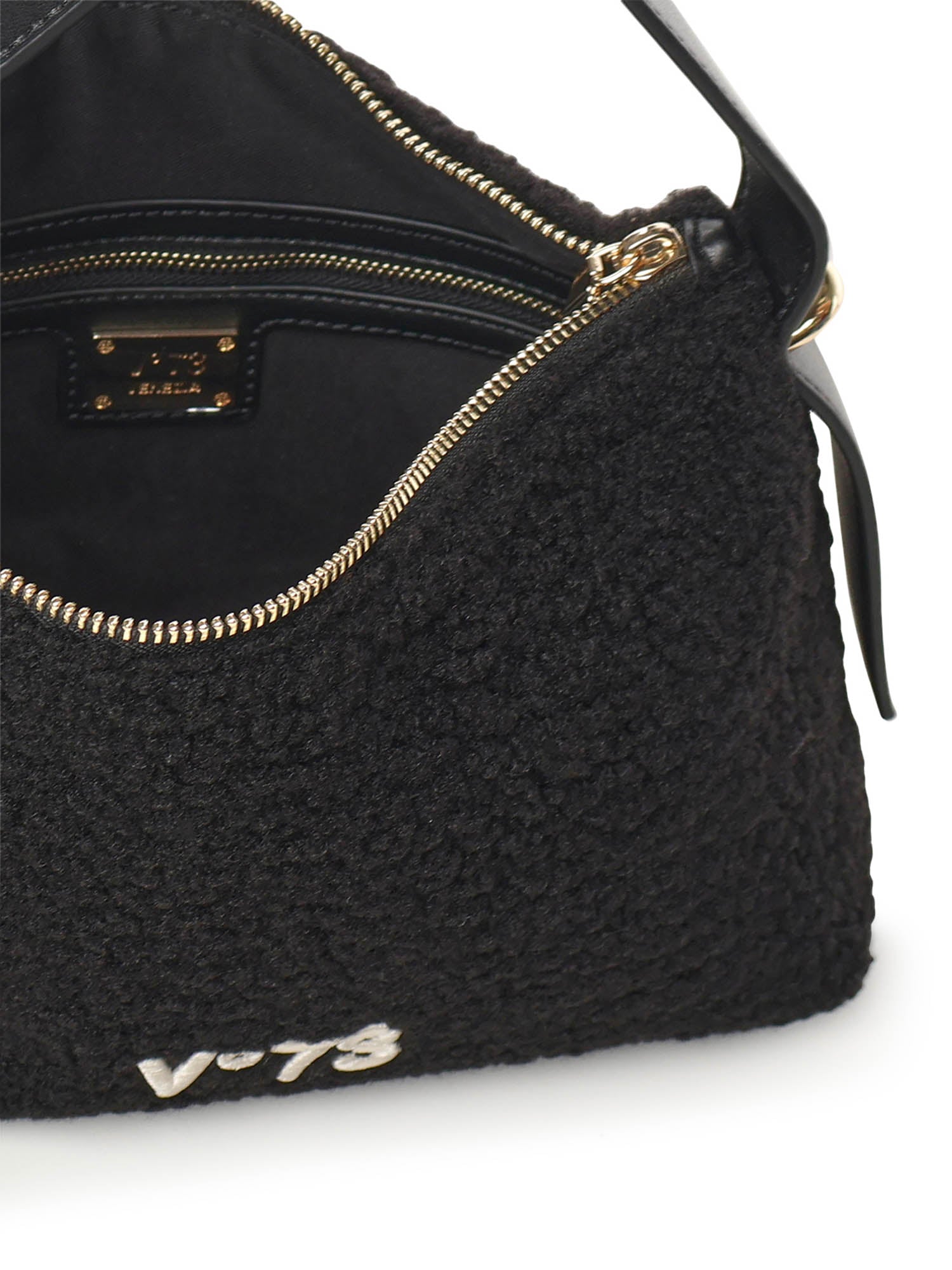 Borsa a spalla Isabella con charm 73BS9D001P ISABELLANERO V° 73 