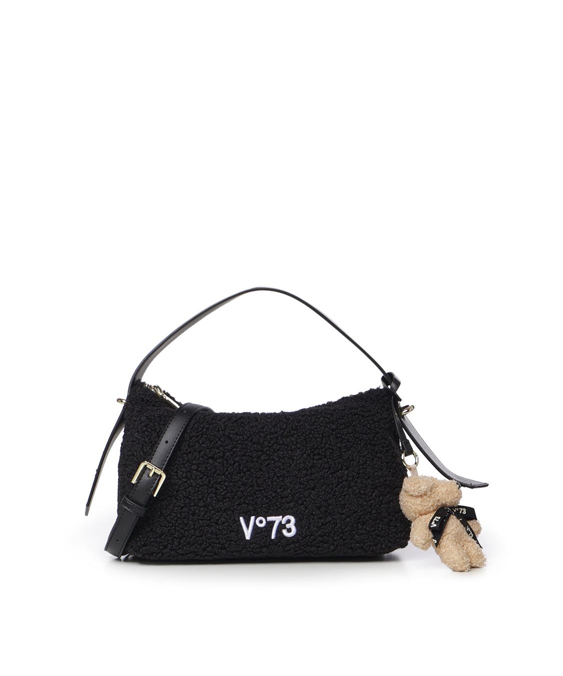 Borsa a spalla Isabella con charm 73BS9D001P ISABELLANERO V° 73 