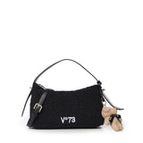 Borsa a spalla Isabella con charm 73BS9D001P ISABELLANERO V° 73 