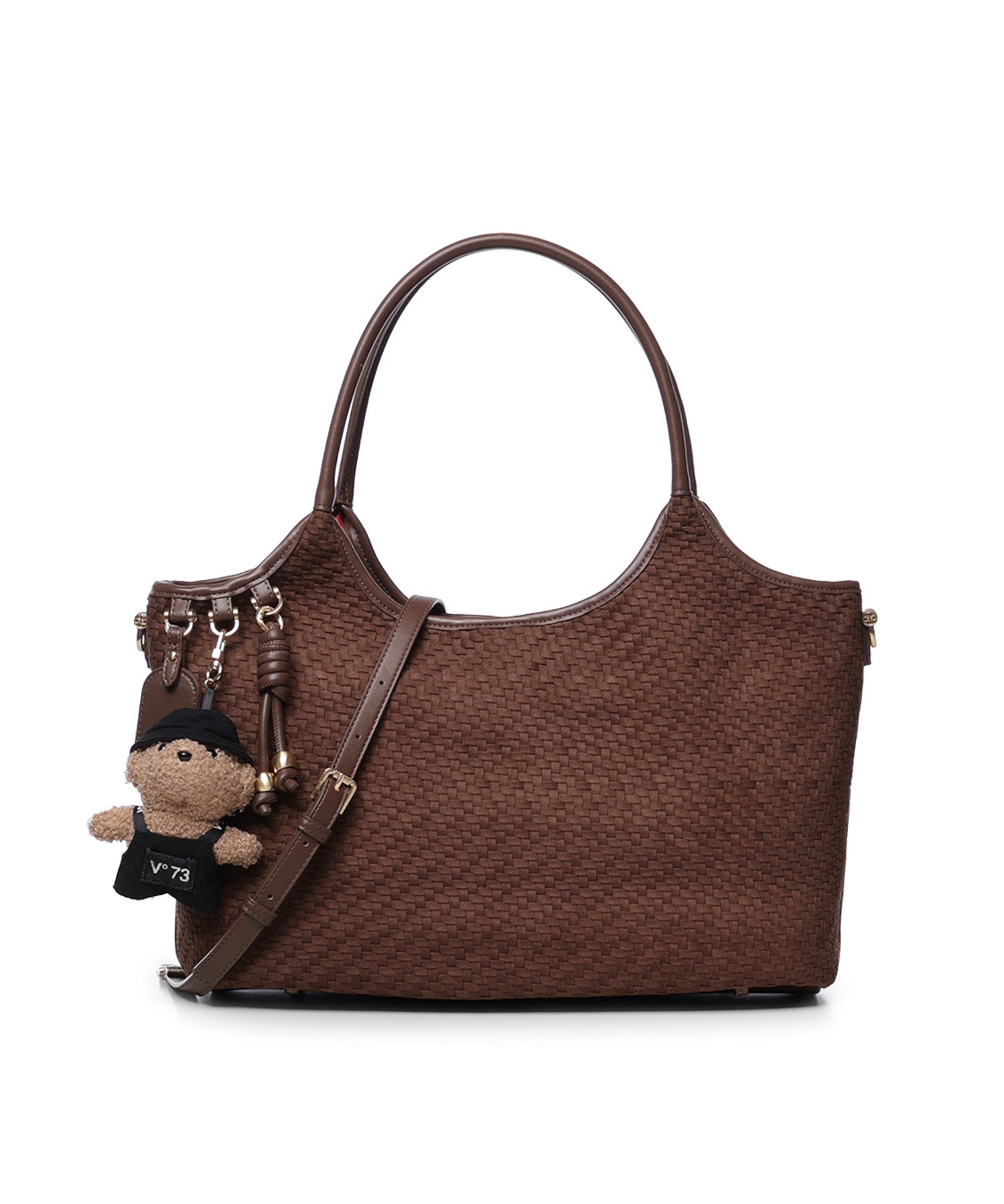 Borsa Zelda con motivo intrecciato 73BS9O601C ZELDAMORO V° 73 