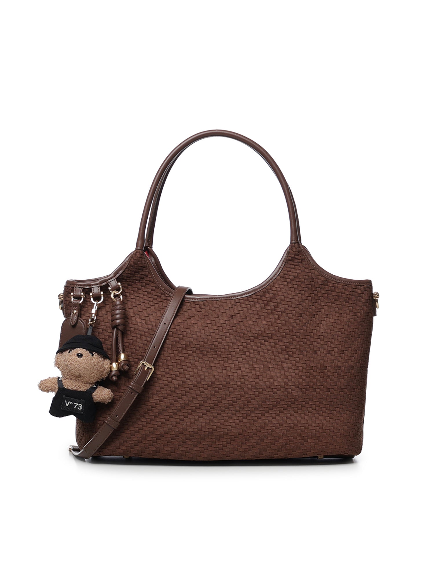 Borsa Zelda con motivo intrecciato 73BS9O601C ZELDAMORO V° 73 