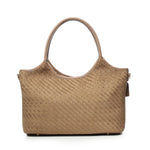 Borsa Zelda con motivo intrecciato 73BS9O601C ZELDANOCCIOLA V° 73 