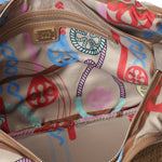 Borsa Zelda con motivo intrecciato 73BS9O601C ZELDANOCCIOLA V° 73 