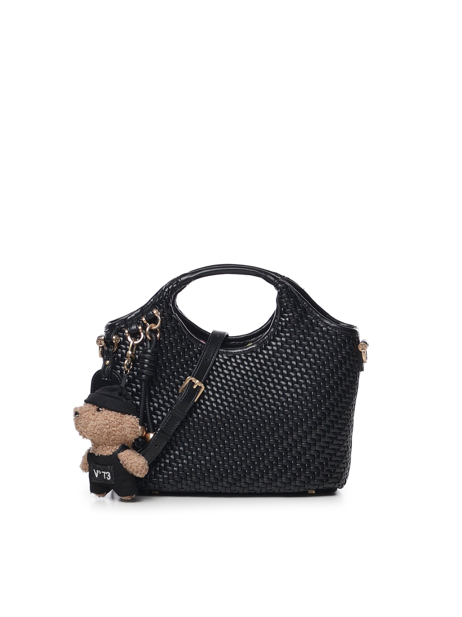Borsa Zelda con lavorazione intrecciata 73BS9O602D ZELDANERO V° 73 