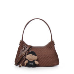 Borsa Zelda con lavorazione intrecciata 73BS9O603C ZELDAMORO V° 73 