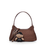 Borsa Zelda con lavorazione intrecciata 73BS9O603C ZELDAMORO V° 73 