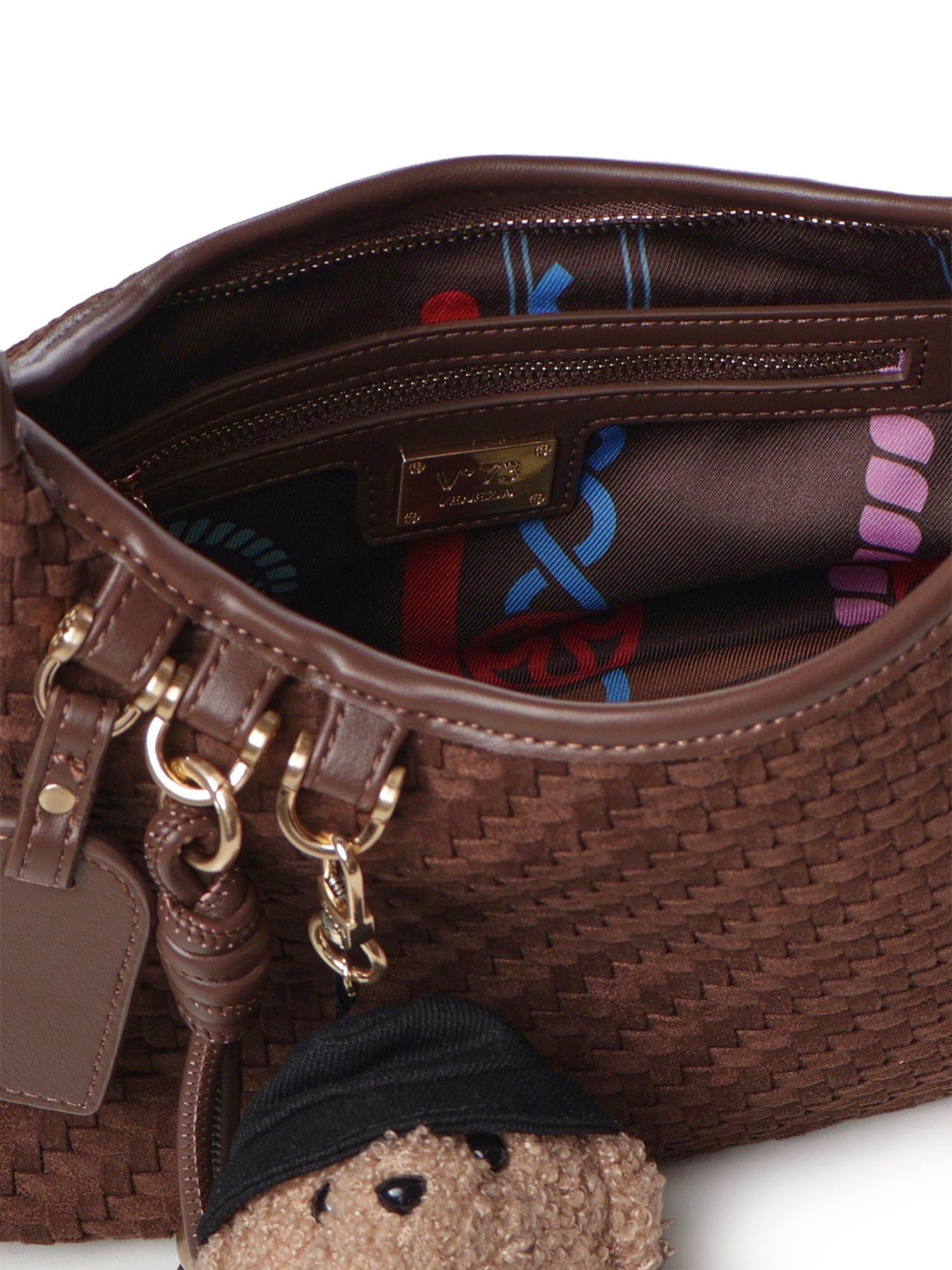 Borsa Zelda con lavorazione intrecciata 73BS9O603C ZELDAMORO V° 73 
