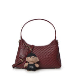 Borsa a spalla Zelda con logo 73BS9O603D ZELDABORGOGNA V° 73 