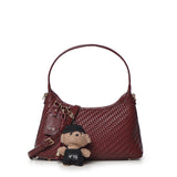 Borsa a spalla Zelda con logo 73BS9O603D ZELDABORGOGNA V° 73 