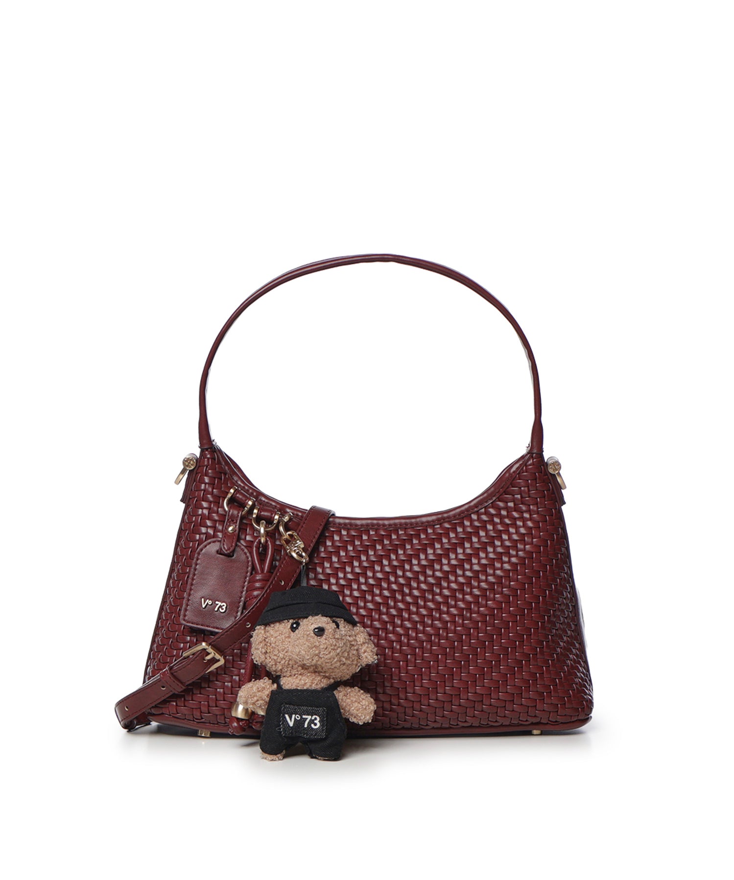 Borsa a spalla Zelda con logo 73BS9O603D ZELDABORGOGNA V° 73 