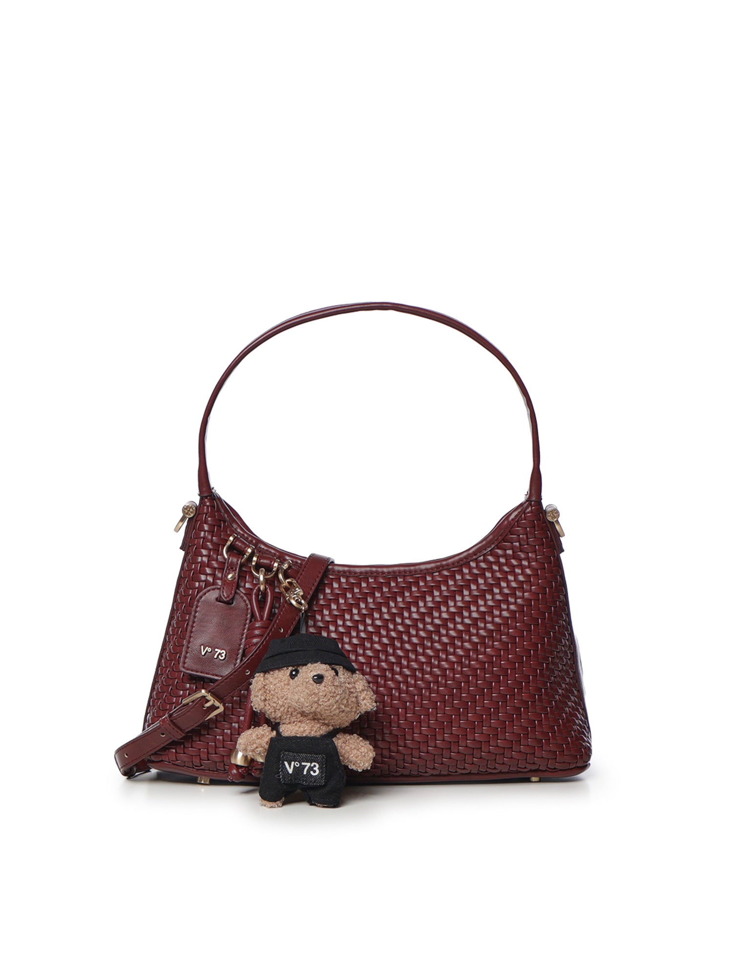 Borsa a spalla Zelda con logo 73BS9O603D ZELDABORGOGNA V° 73 