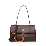 Borsa a spalla Alabastro con patta frontale 73BSA4901 ALABASTROCAFFE V° 73 